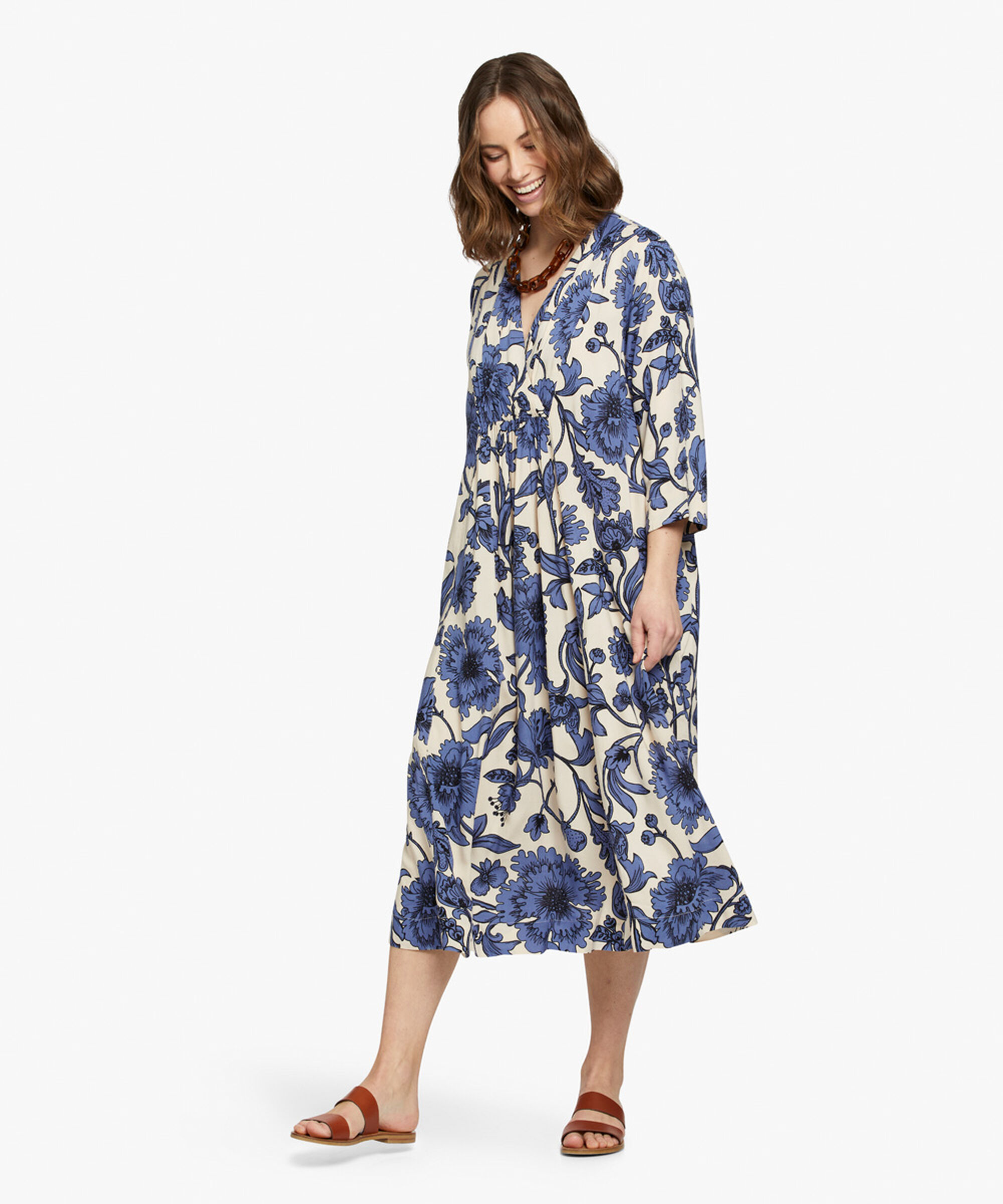 RUMMA NECKLACE, Chestnut