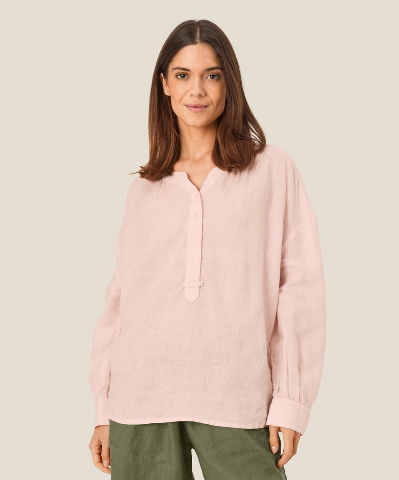 Dashina Blouse, Mauve Chalk
