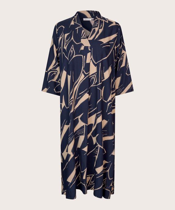 Nasiso Dress, Navy Blazer