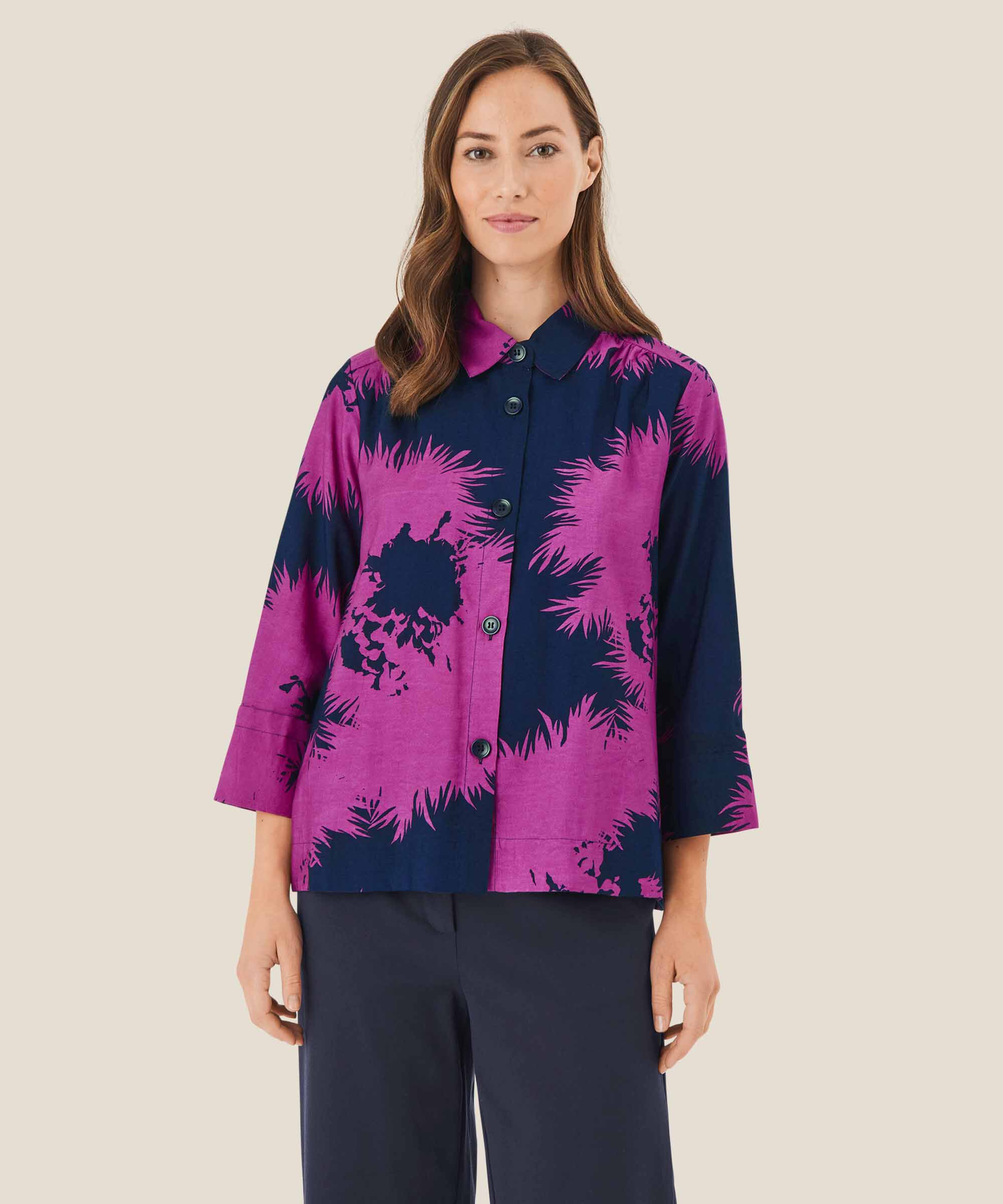 Idakai Shirt, Wild Aster