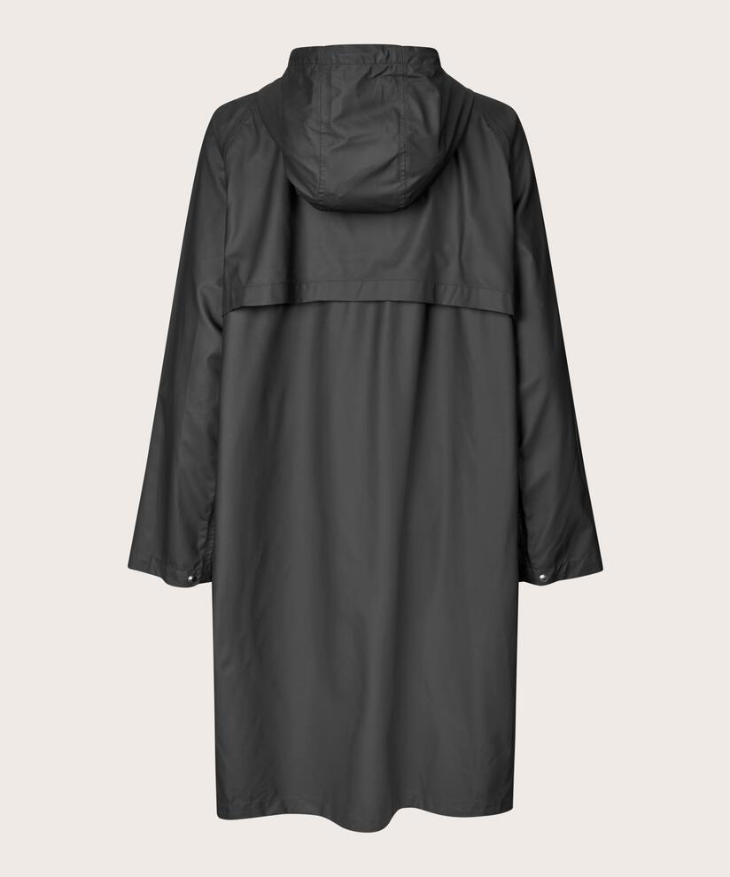 Theia Rain Coat, Black