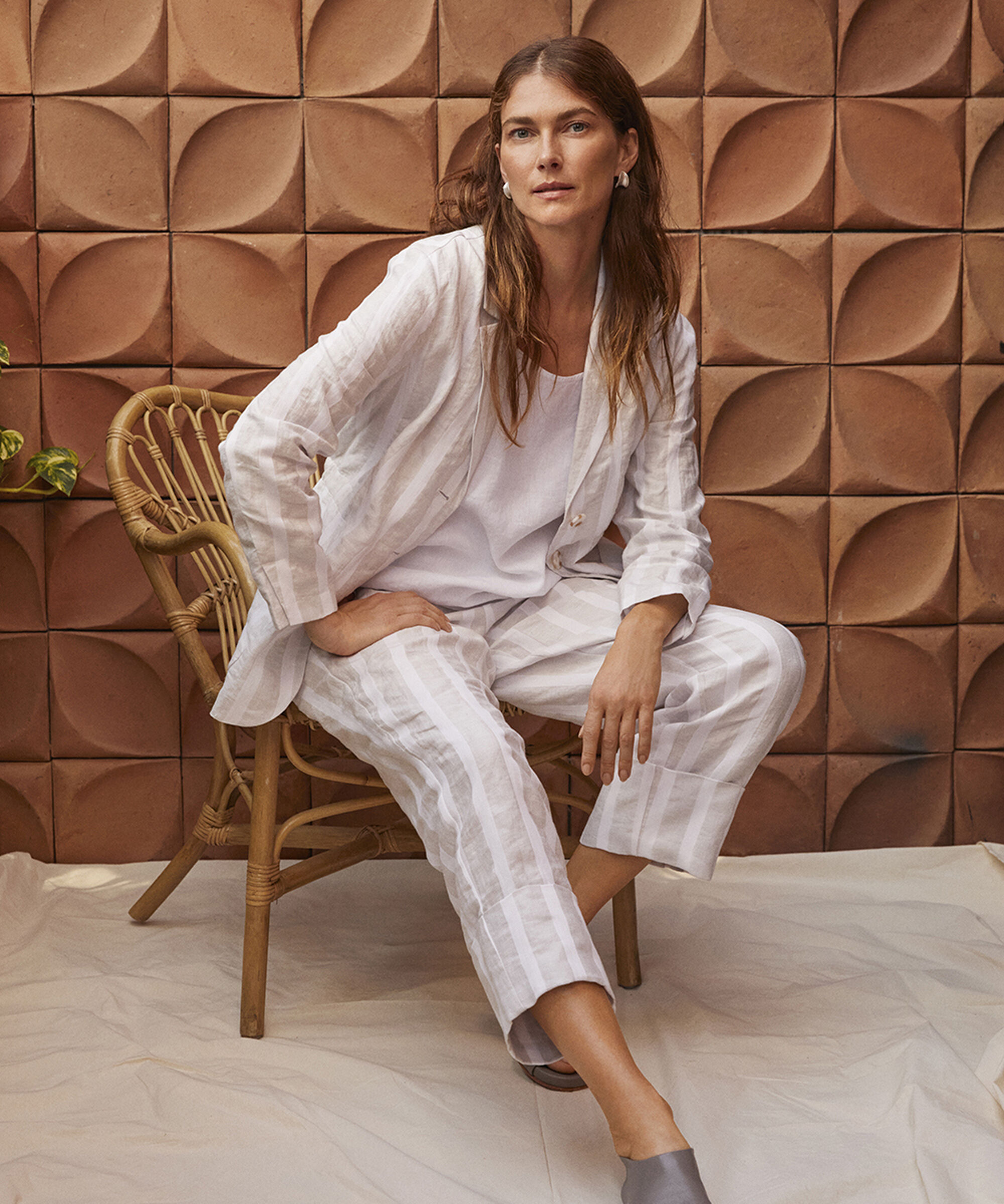 PAM TROUSERS, Cream
