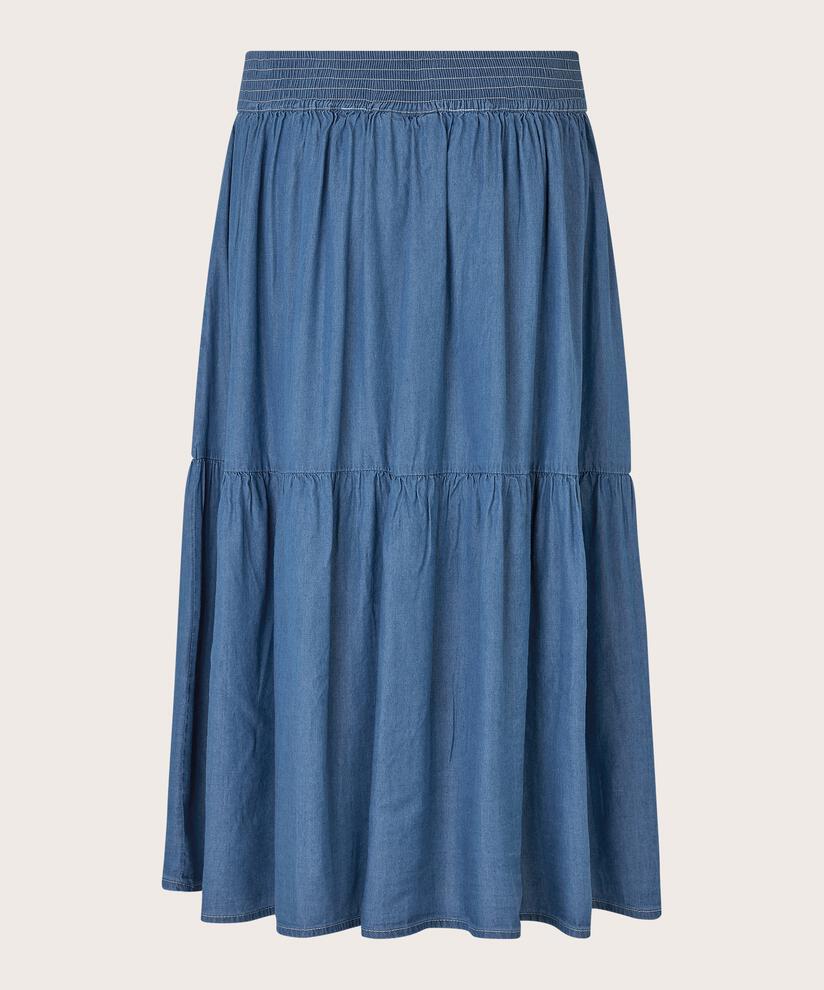 SUSAN SKIRT, Blue Denim