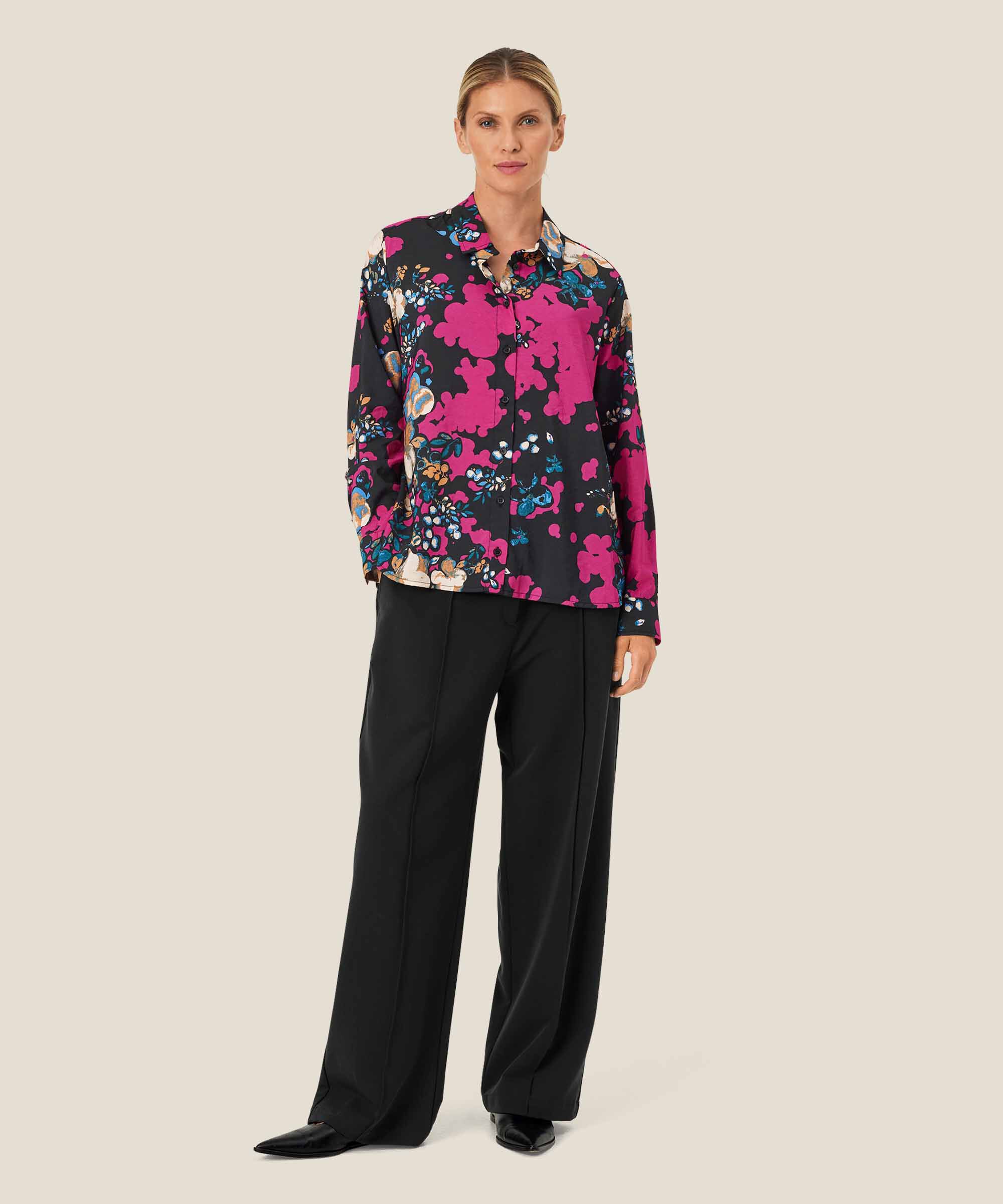 Imma Shirt, Fuchsia Red