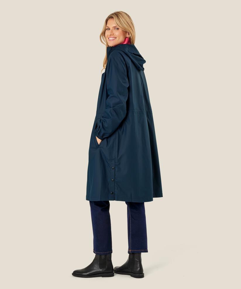 Terenna Rain Coat, Navy