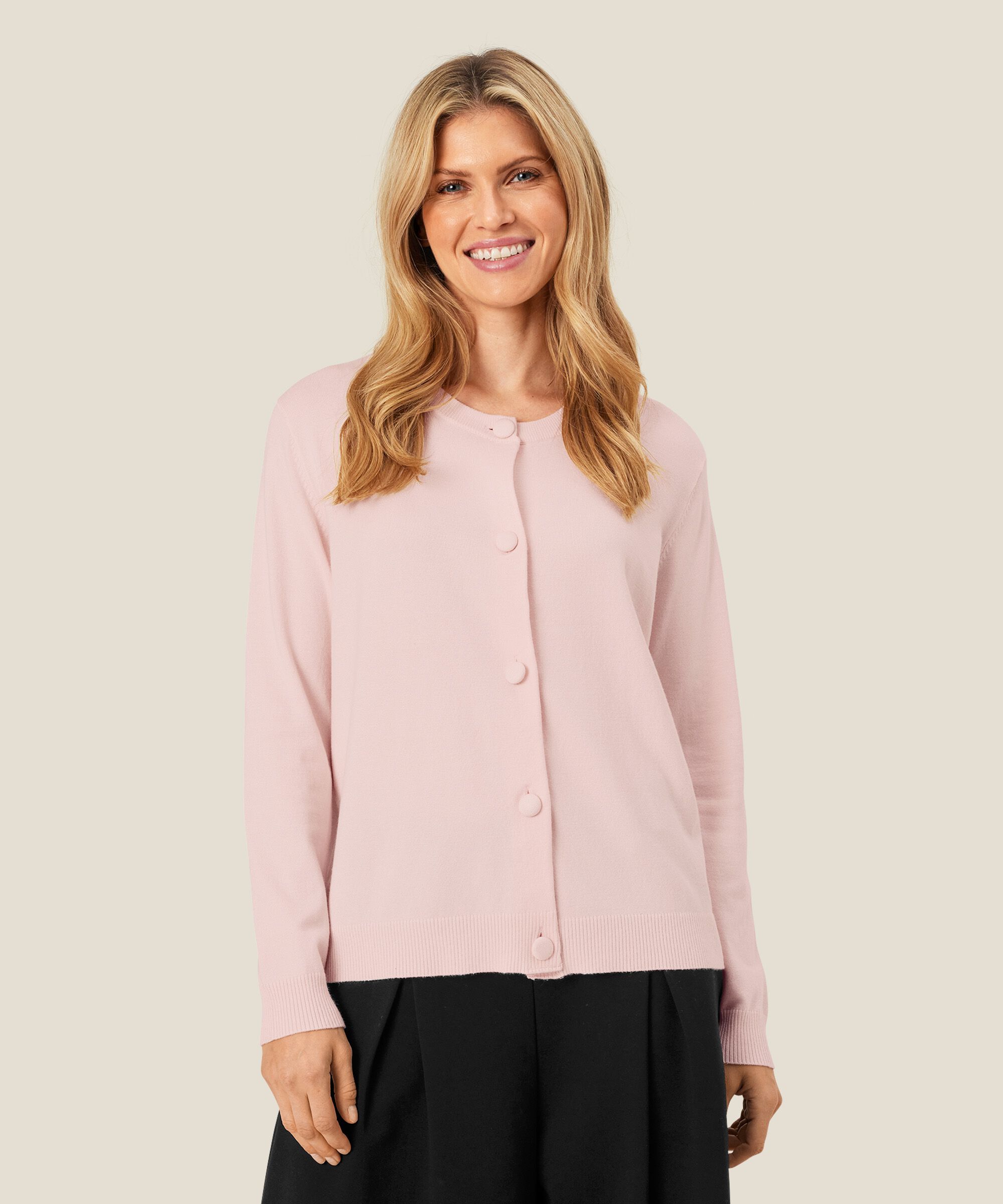 Leanna Cardigan, Mauve Chalk