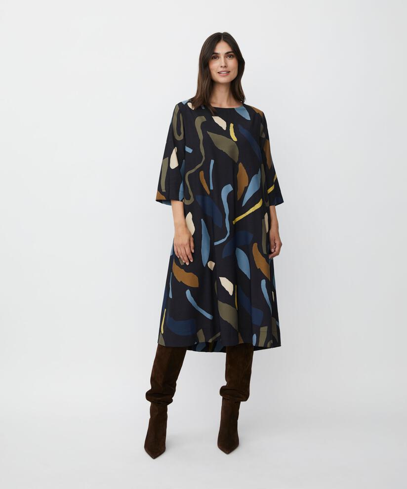 Novenza Dress, Proven Blue