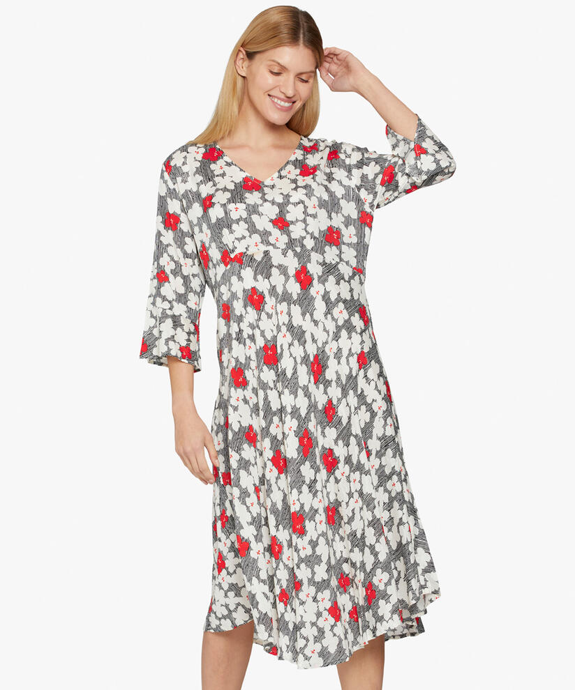NITA DRESS, Valient Poppy