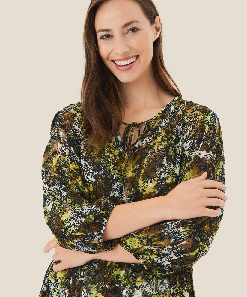 Goldie Tunic, Green Sheen