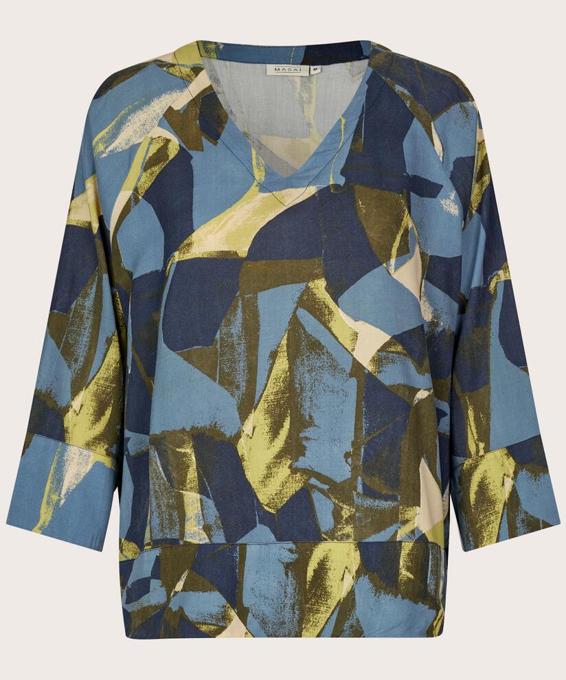 Benika Blouse, Proven Blue
