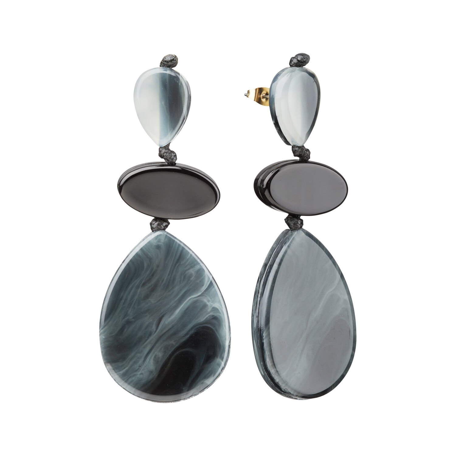 RENATA EARRINGS, Black