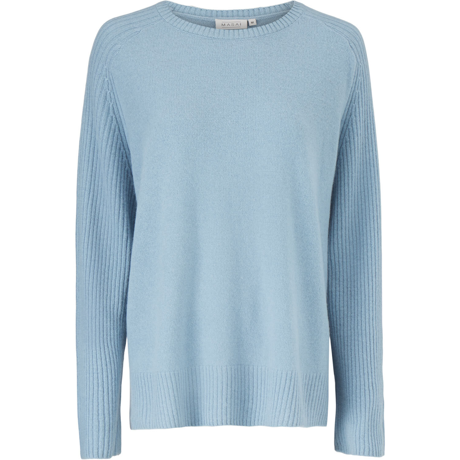 FRILLA TOP, Faded Denim