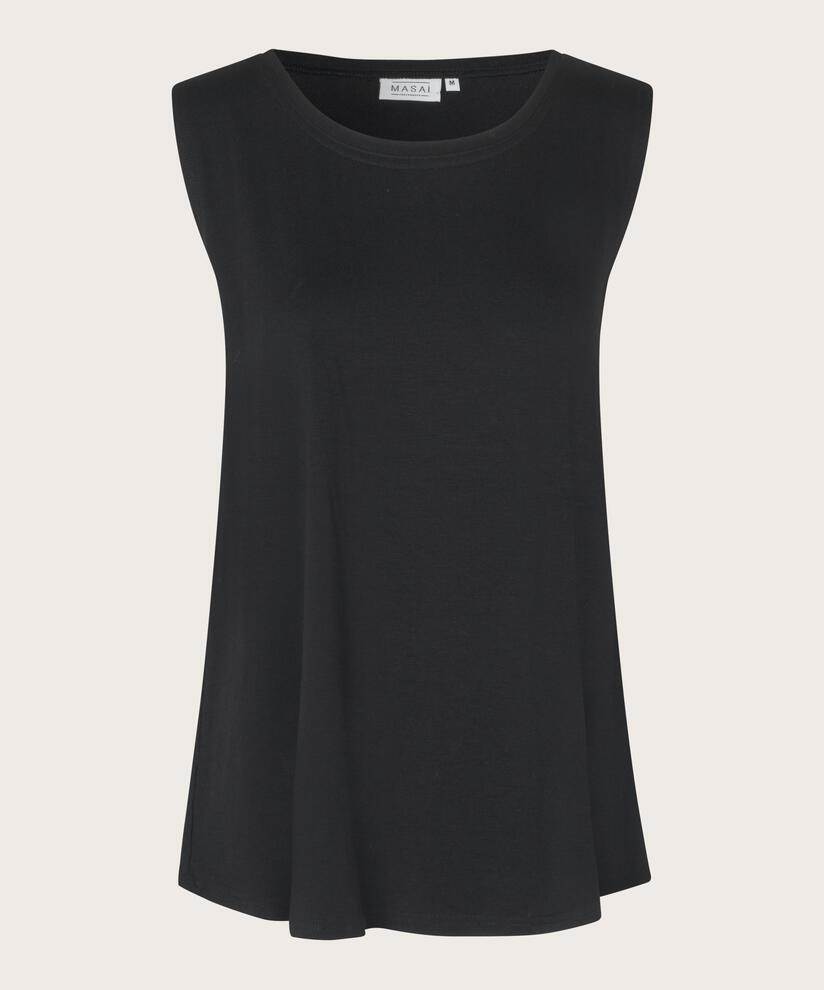 Elisa JERSEY Top, Black
