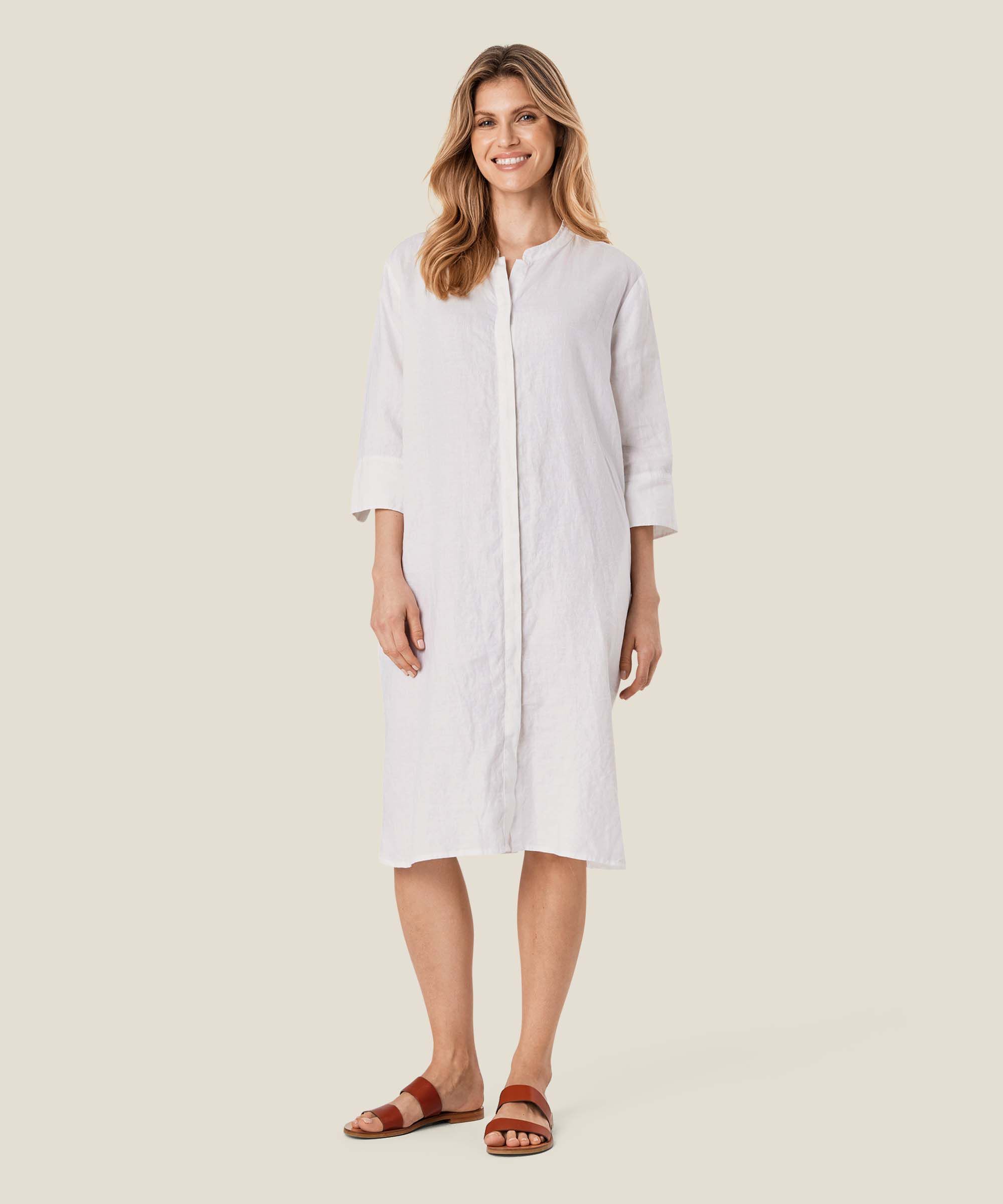 Nimes Dress, White