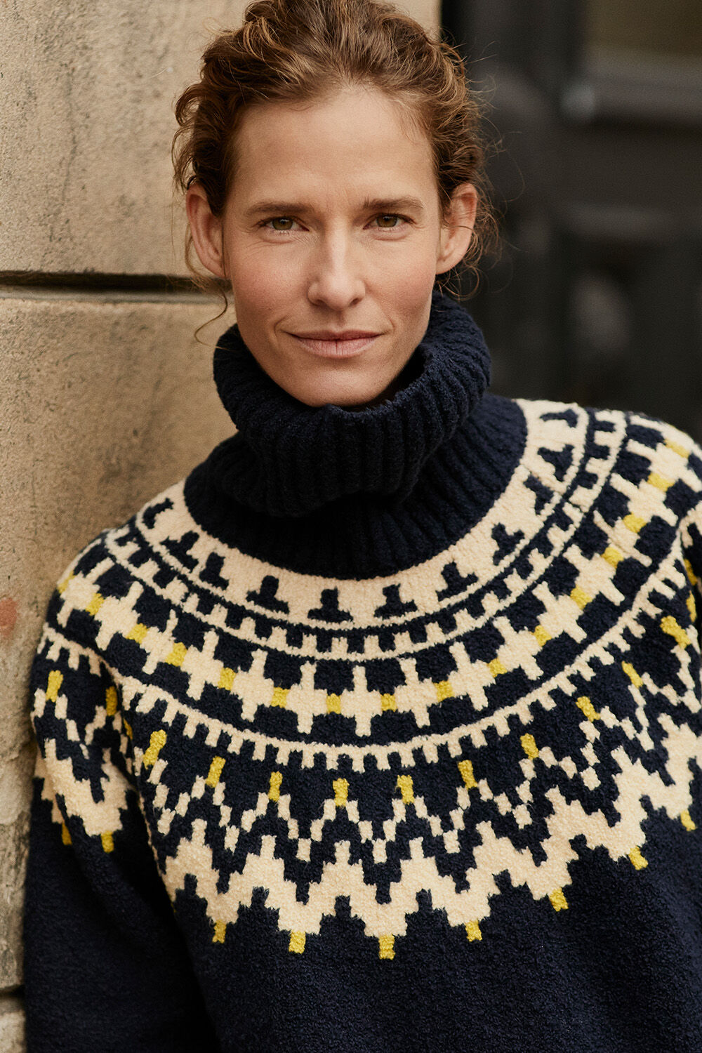 Fatima Jumper - Navy Blazer