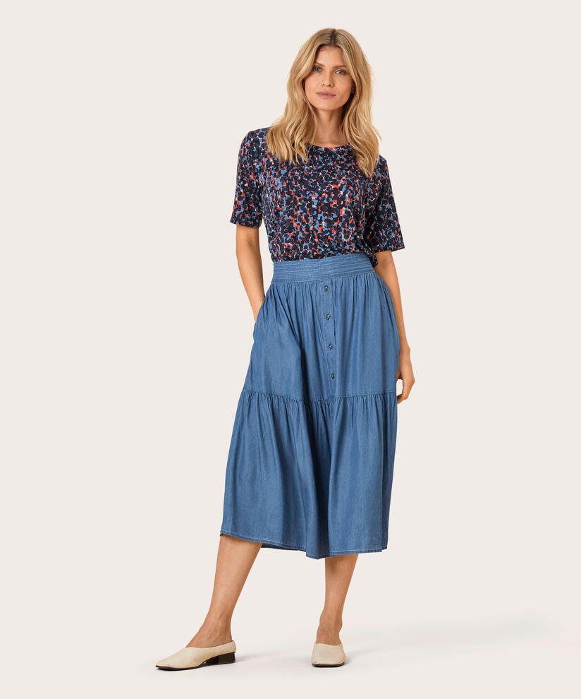 SUSAN SKIRT, Blue Denim