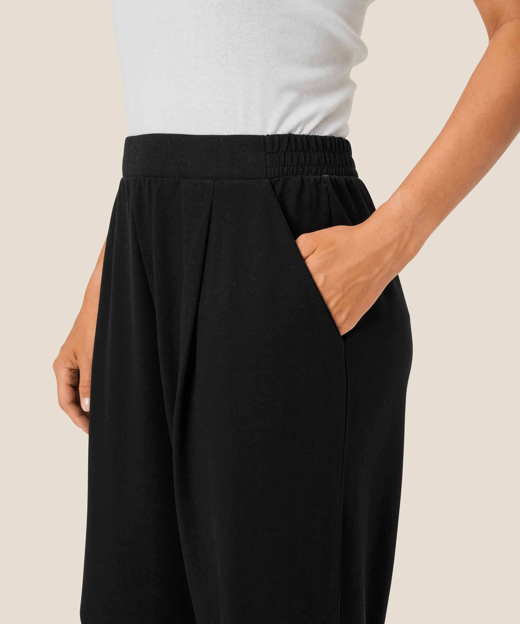 Penelope JERSEY Trousers, Black