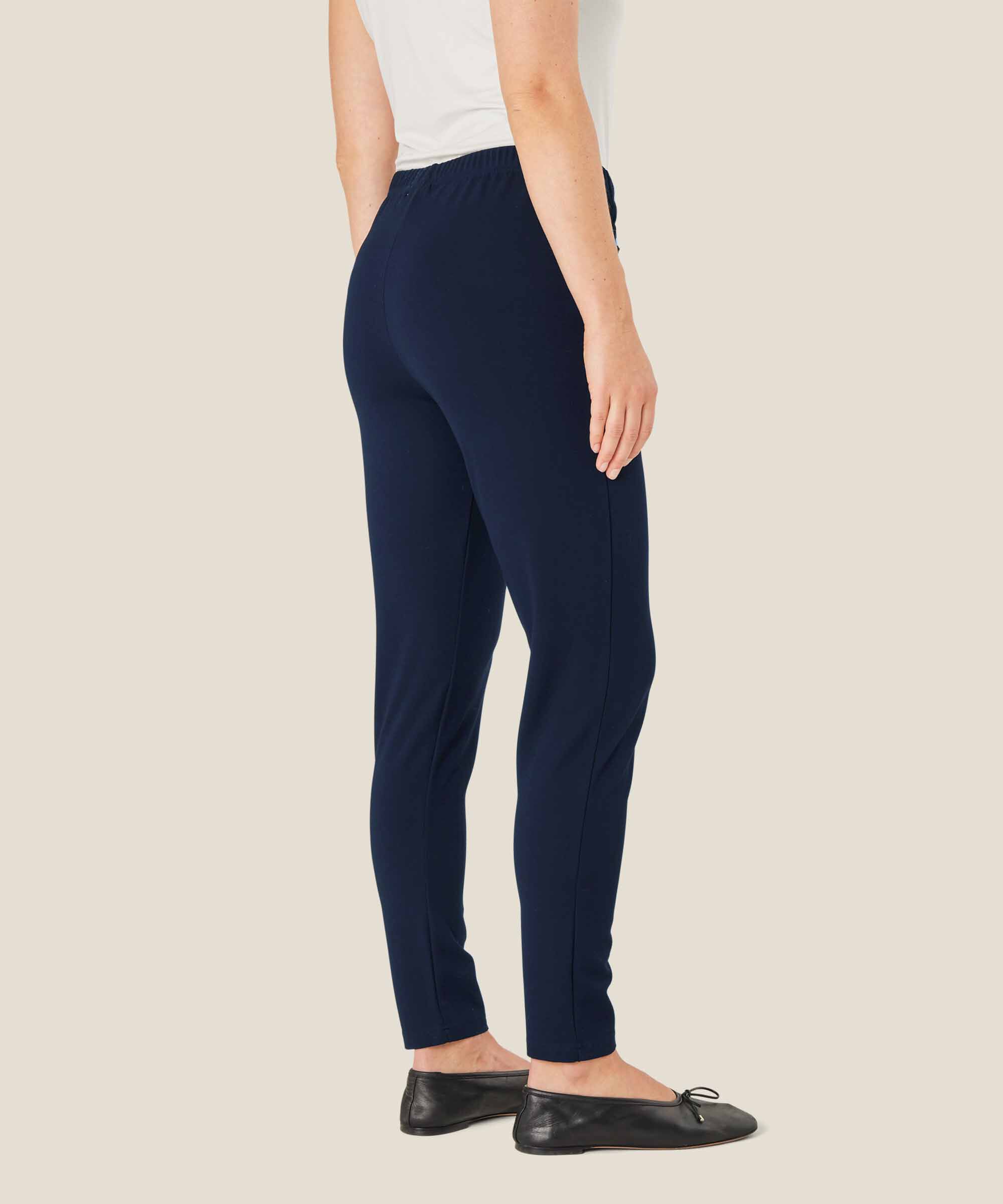Parissi Jersey Trousers, Navy