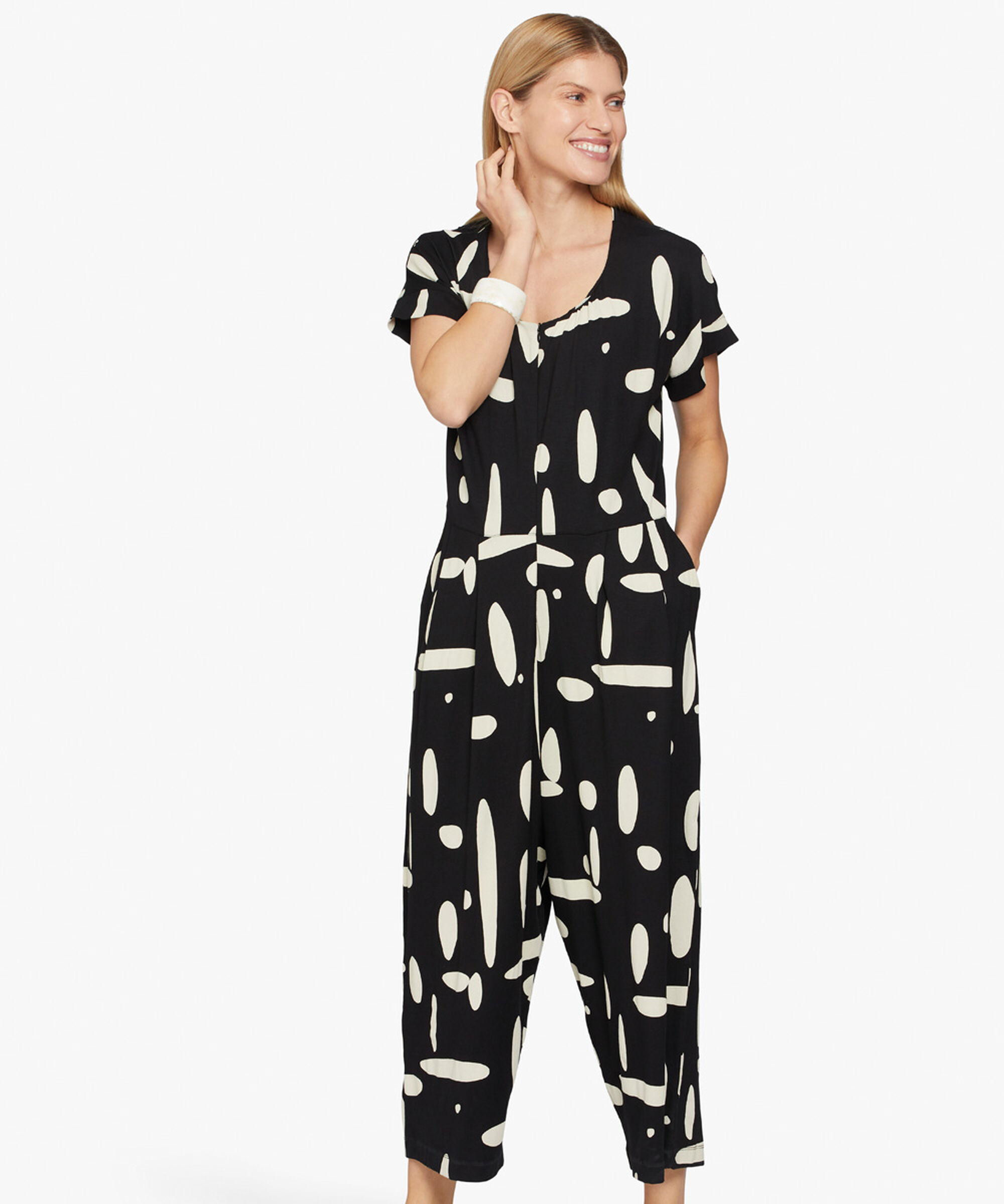 NETTA JUMPSUIT, Black