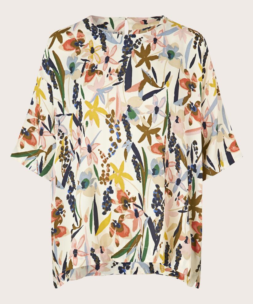 Degana Blouse, Whitecap