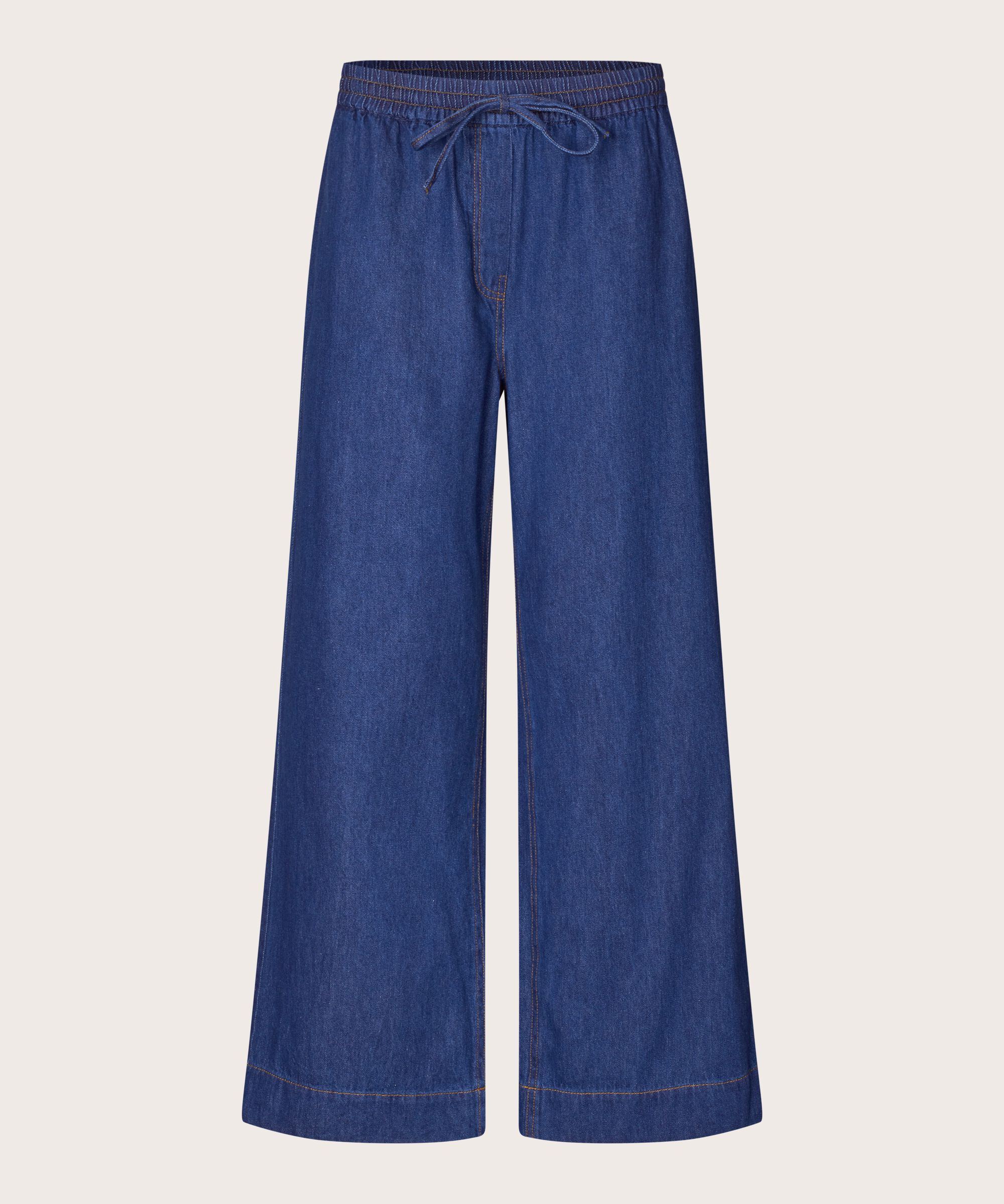 Polyxena Denim Trousers, Dark Denim