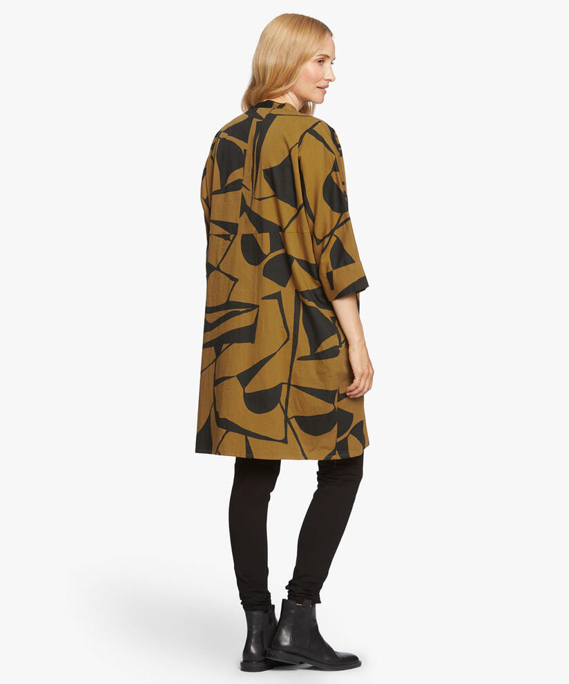 IOSETTA SHIRT DRESS, Tapenade