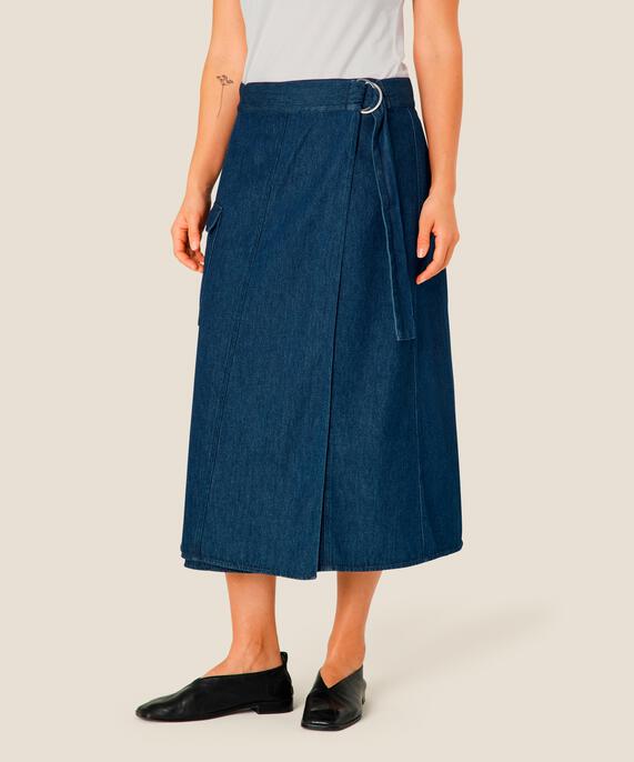 Sanchia Skirt, Dark Denim