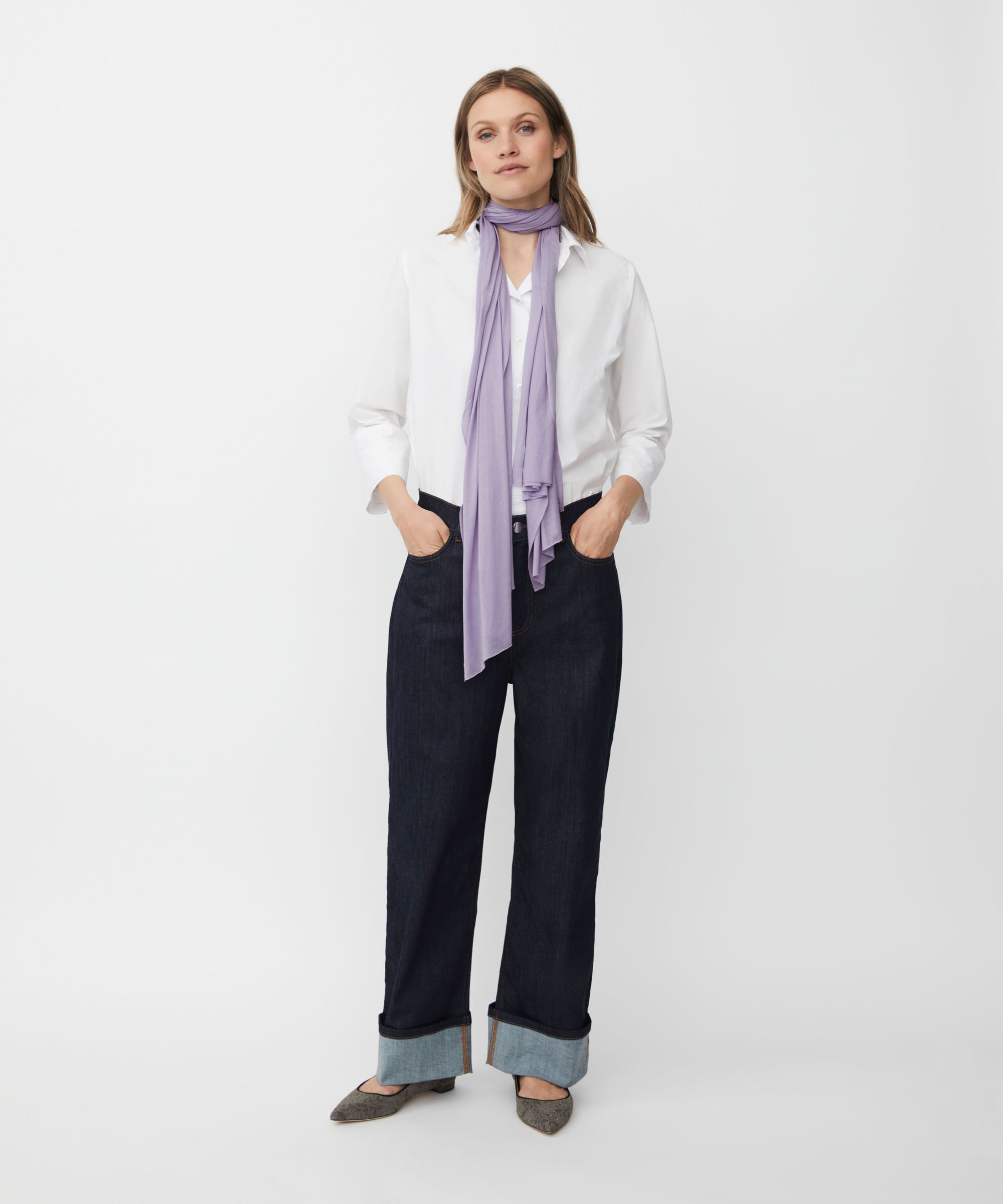 Amega JERSEY Scarf, Wisteria