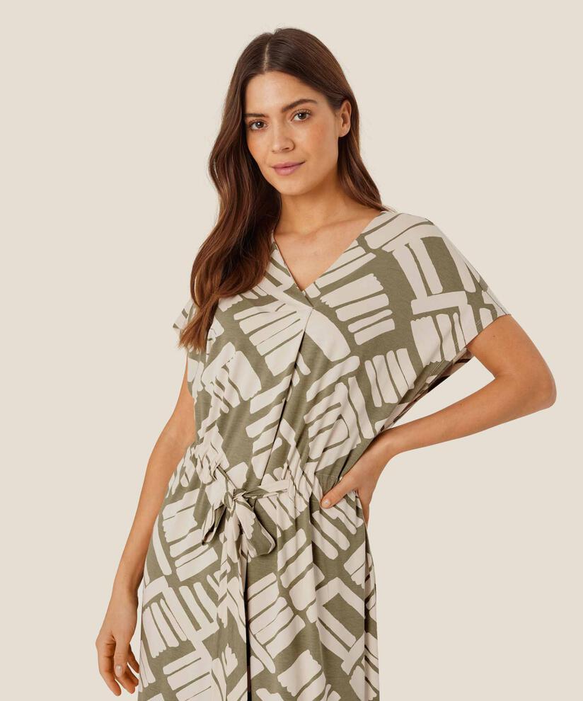 Novato JERSEY Dress, Dusky Green