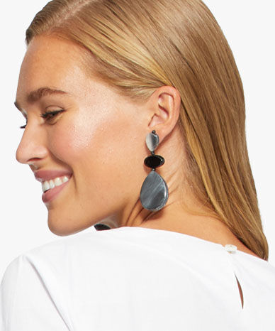 RENATA EARRINGS, Black