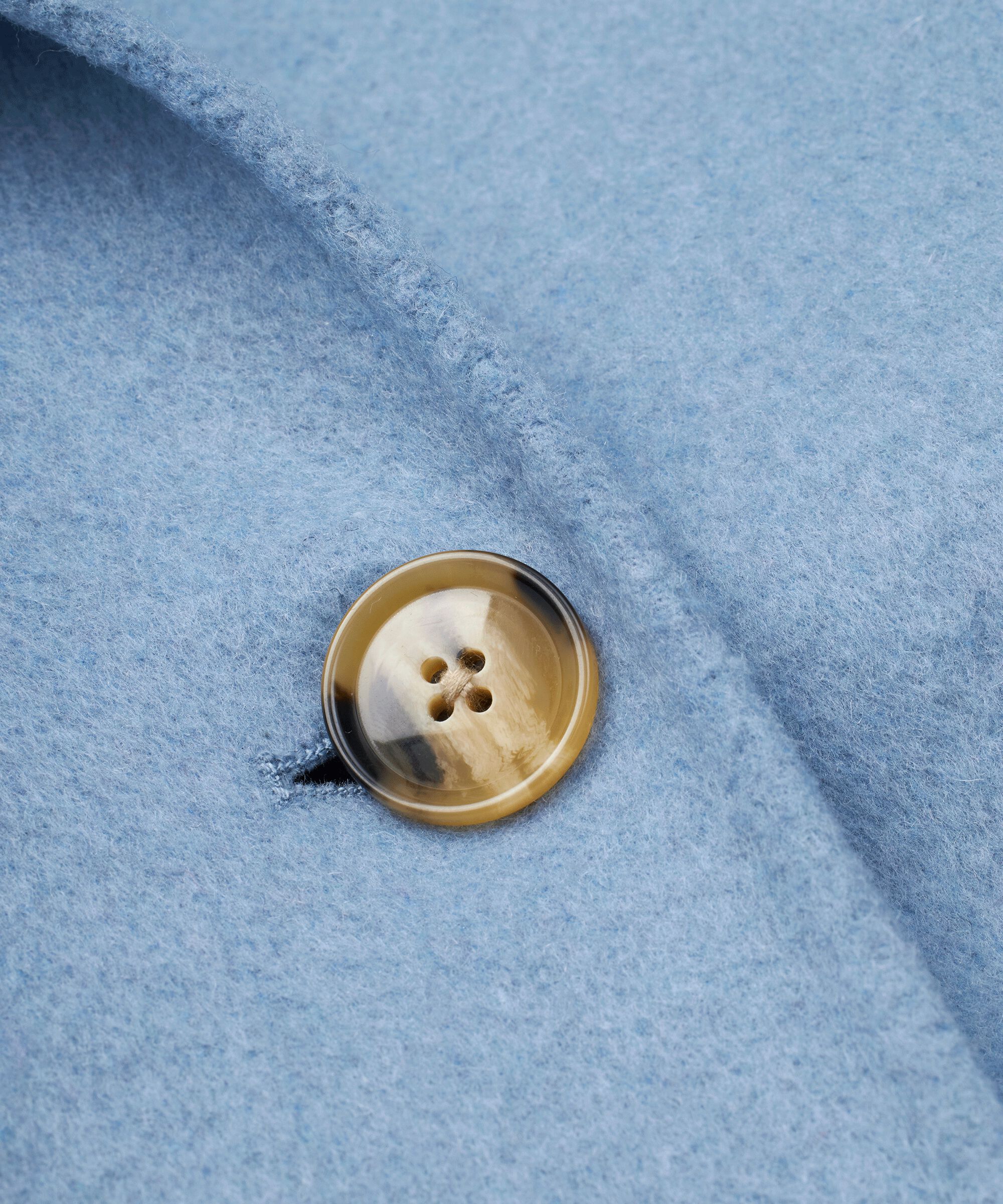 Tasha Wool Coat, Ashley Blue