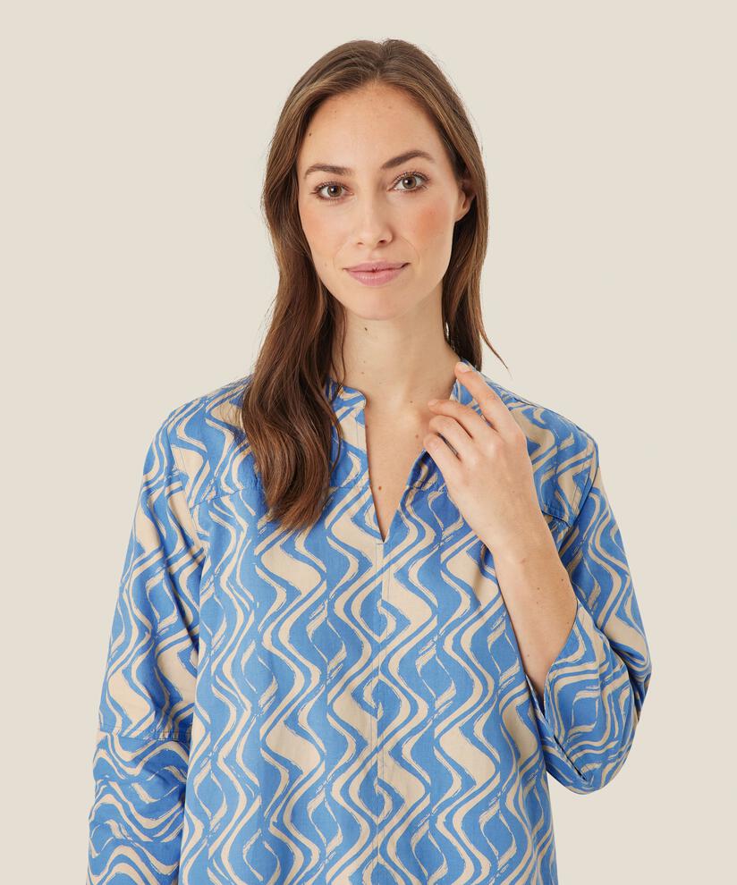 Gliona Tunic, Blue Bonnet