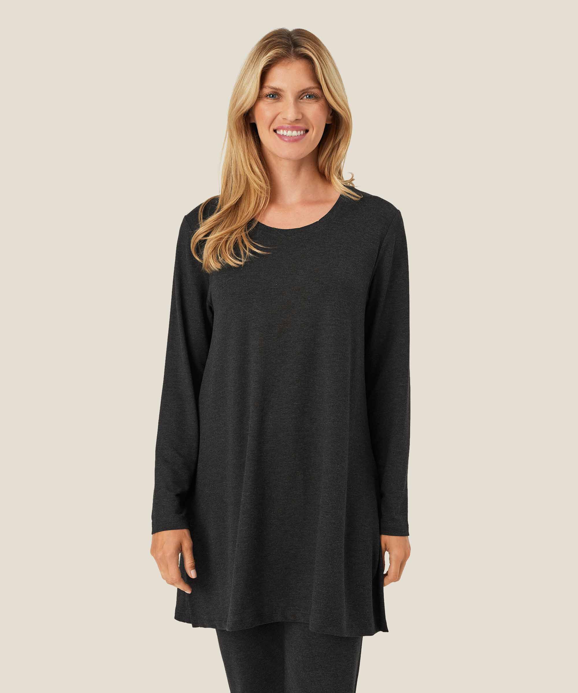 Glowie JERSEY Tunic, D. Grey mel.