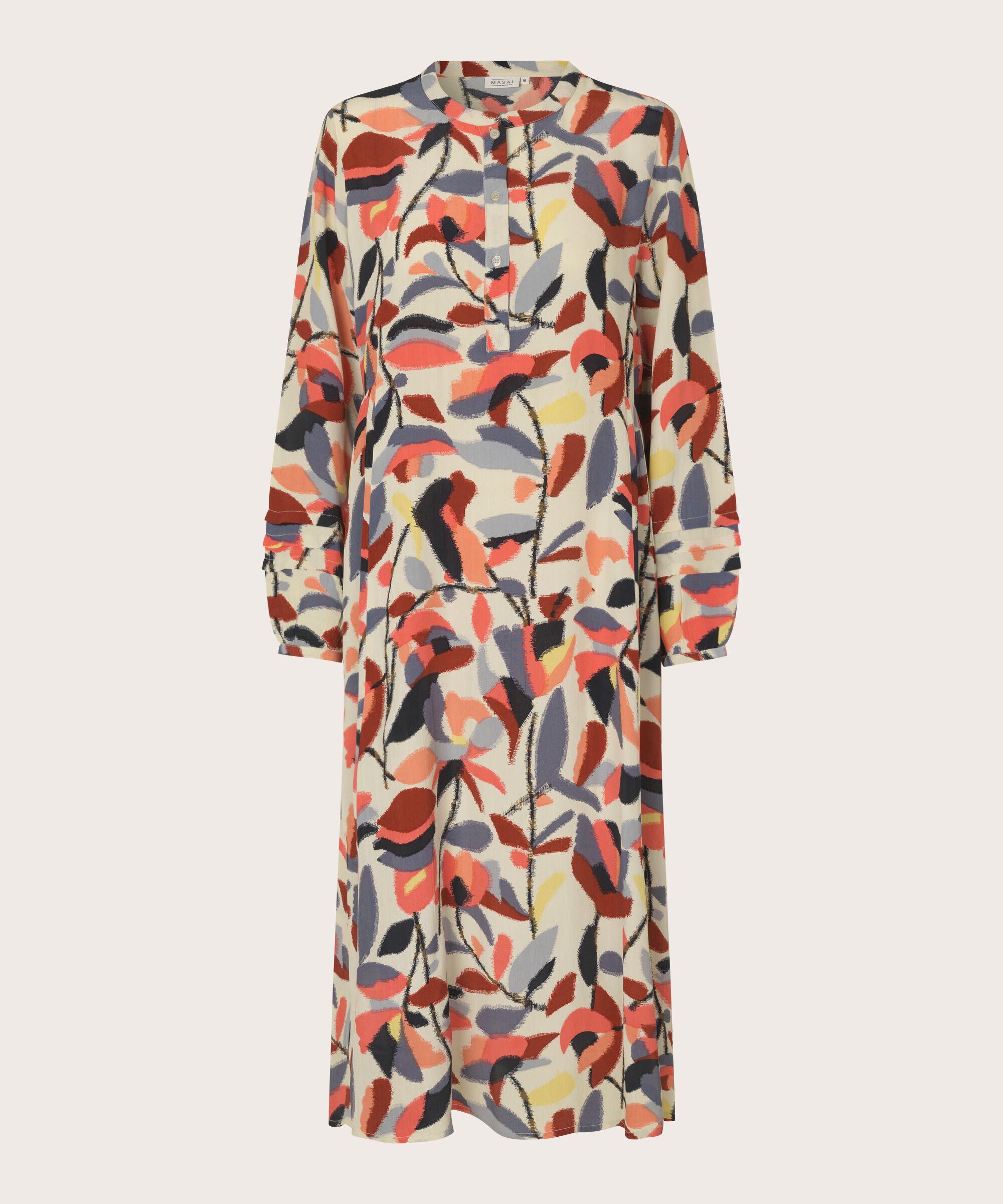 Nafia Dress, Calypso Coral