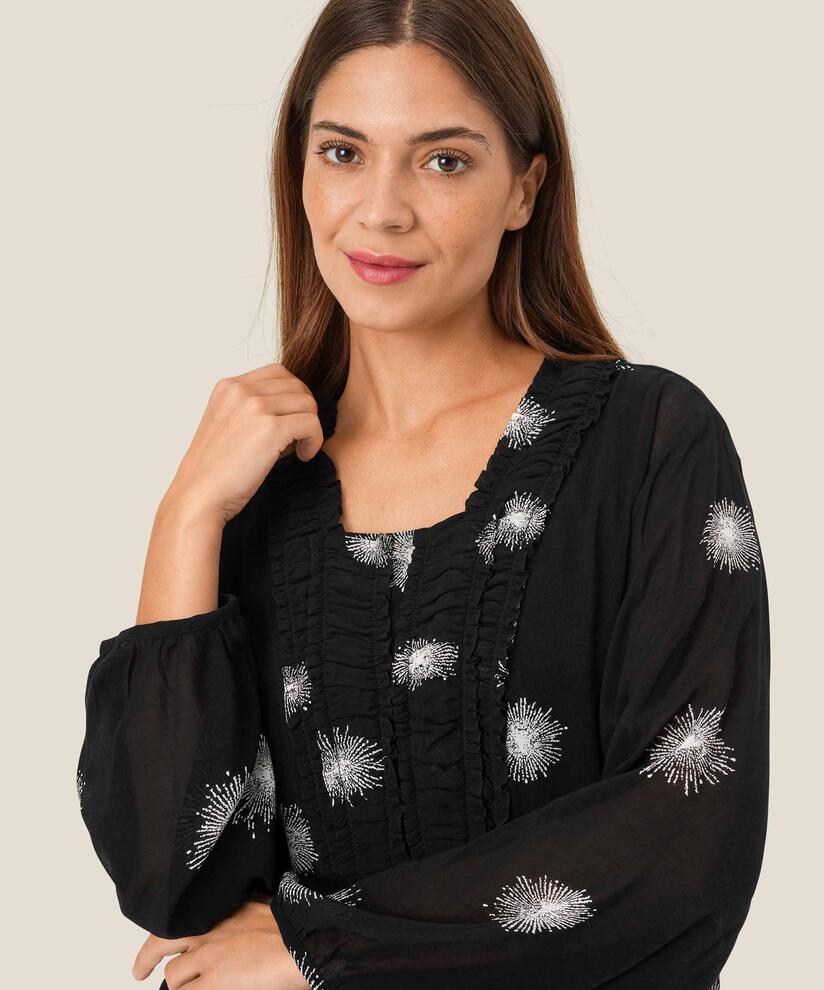 Bunika Blouse, Black