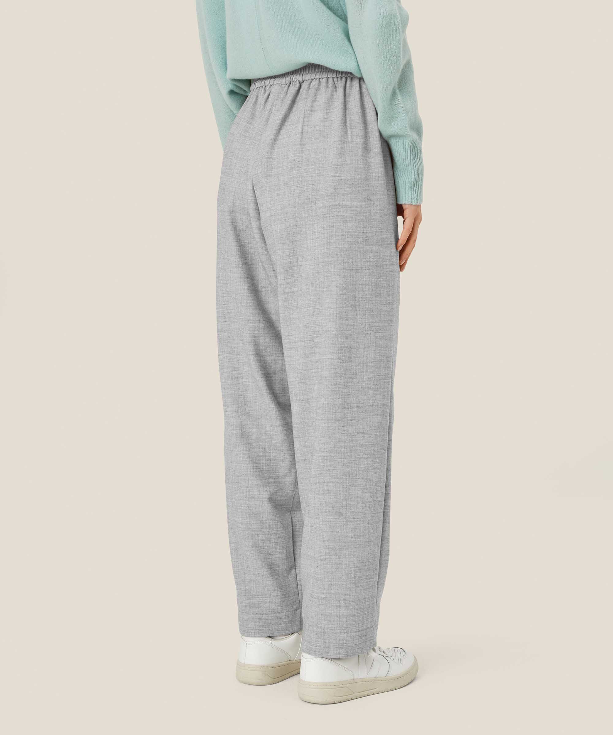 Parker Trousers, L. Grey mel.