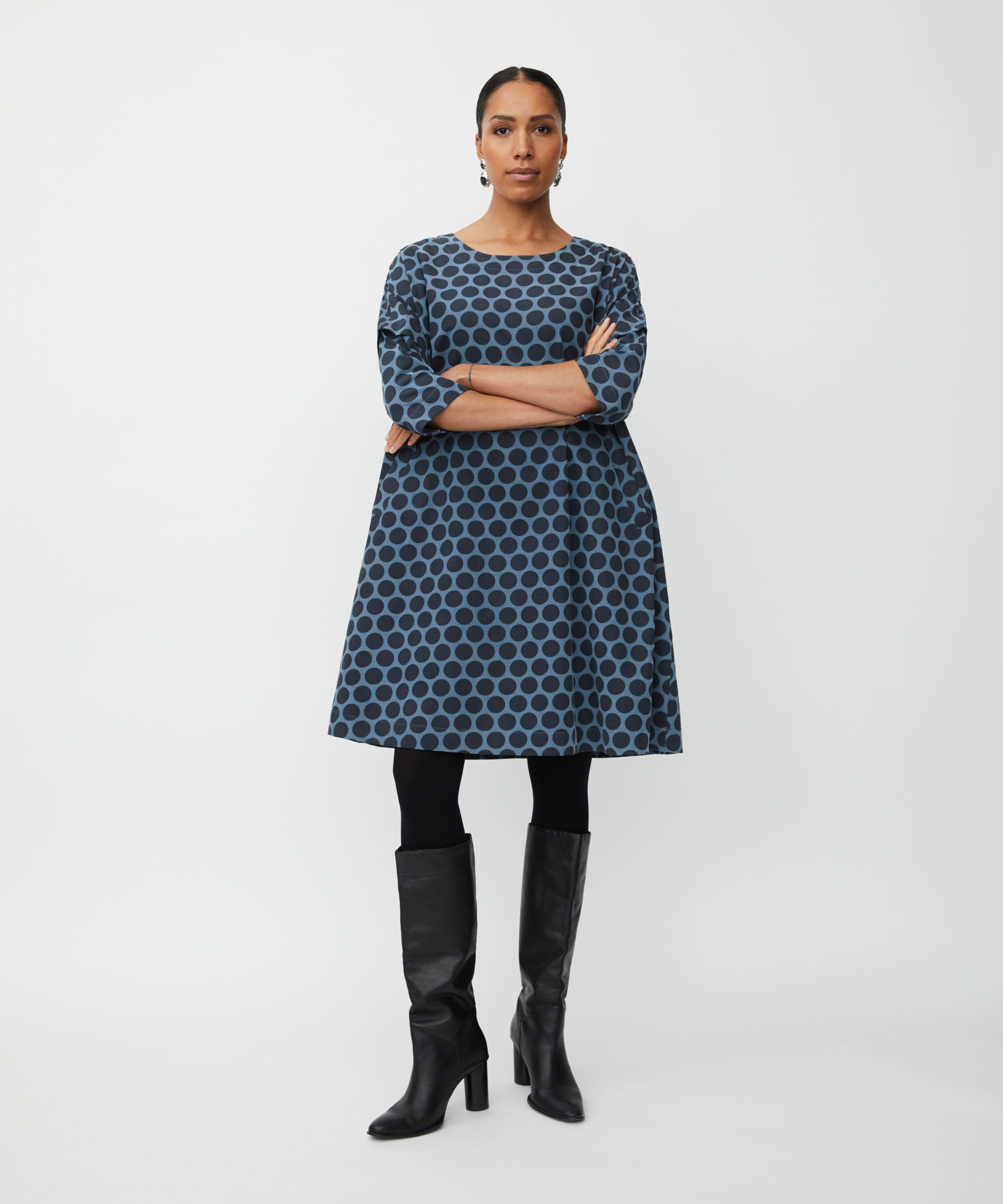 Neo Dress, Navy Blazer