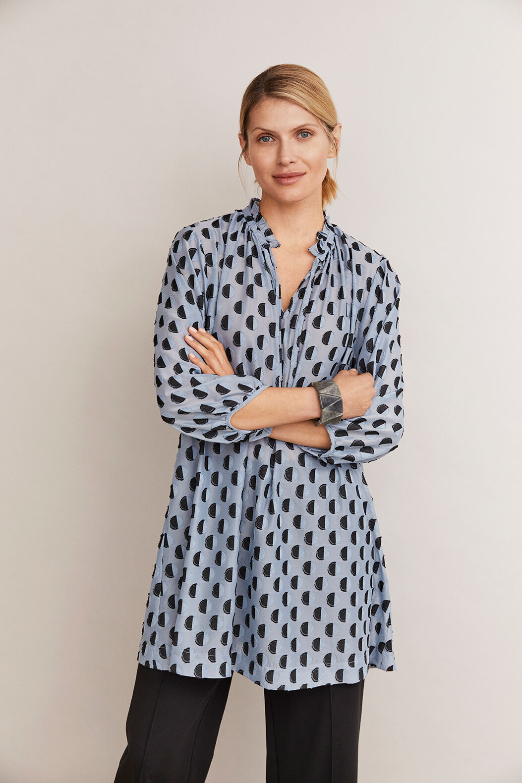 GIVA TUNIC, Faded Denim