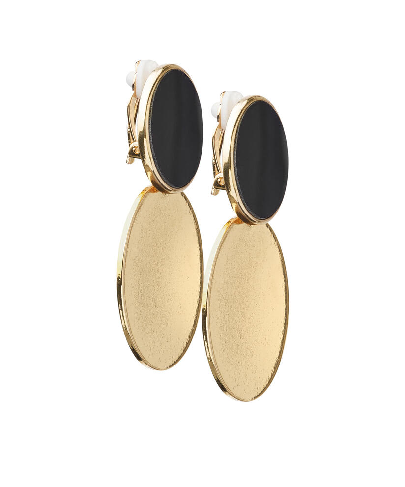 RIVKA EARRINGS, Black, hi-res