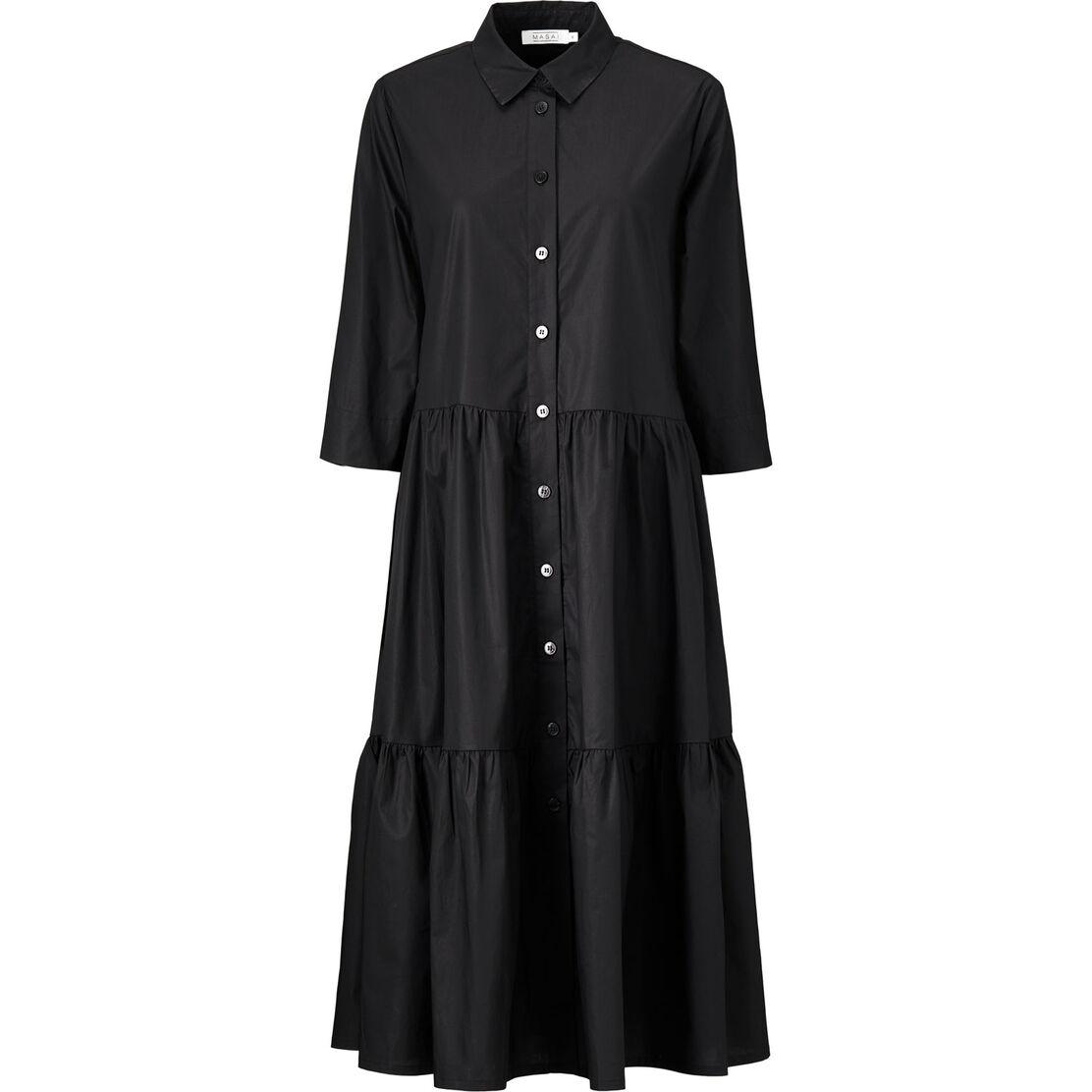 NYDILLA SHIRT DRESS, Black, hi-res