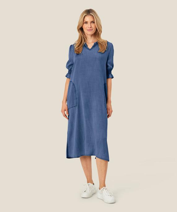 Nydelana Denim Dress, Washed denim