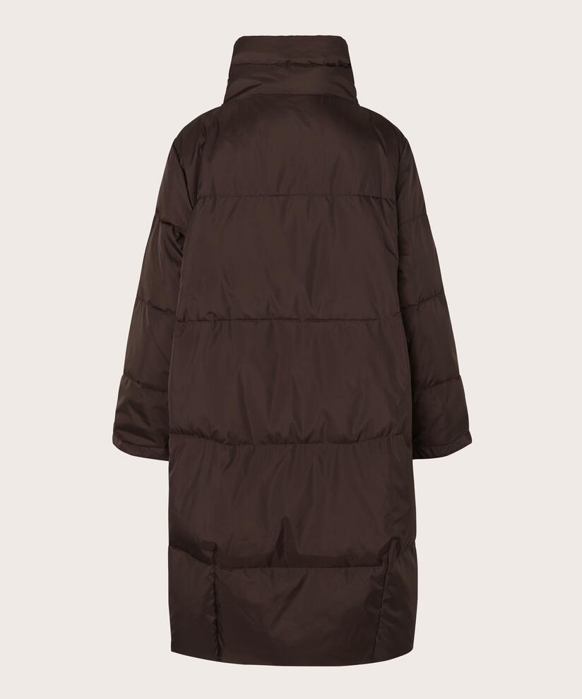 Tusna Down Coat, Volcan/Coffe