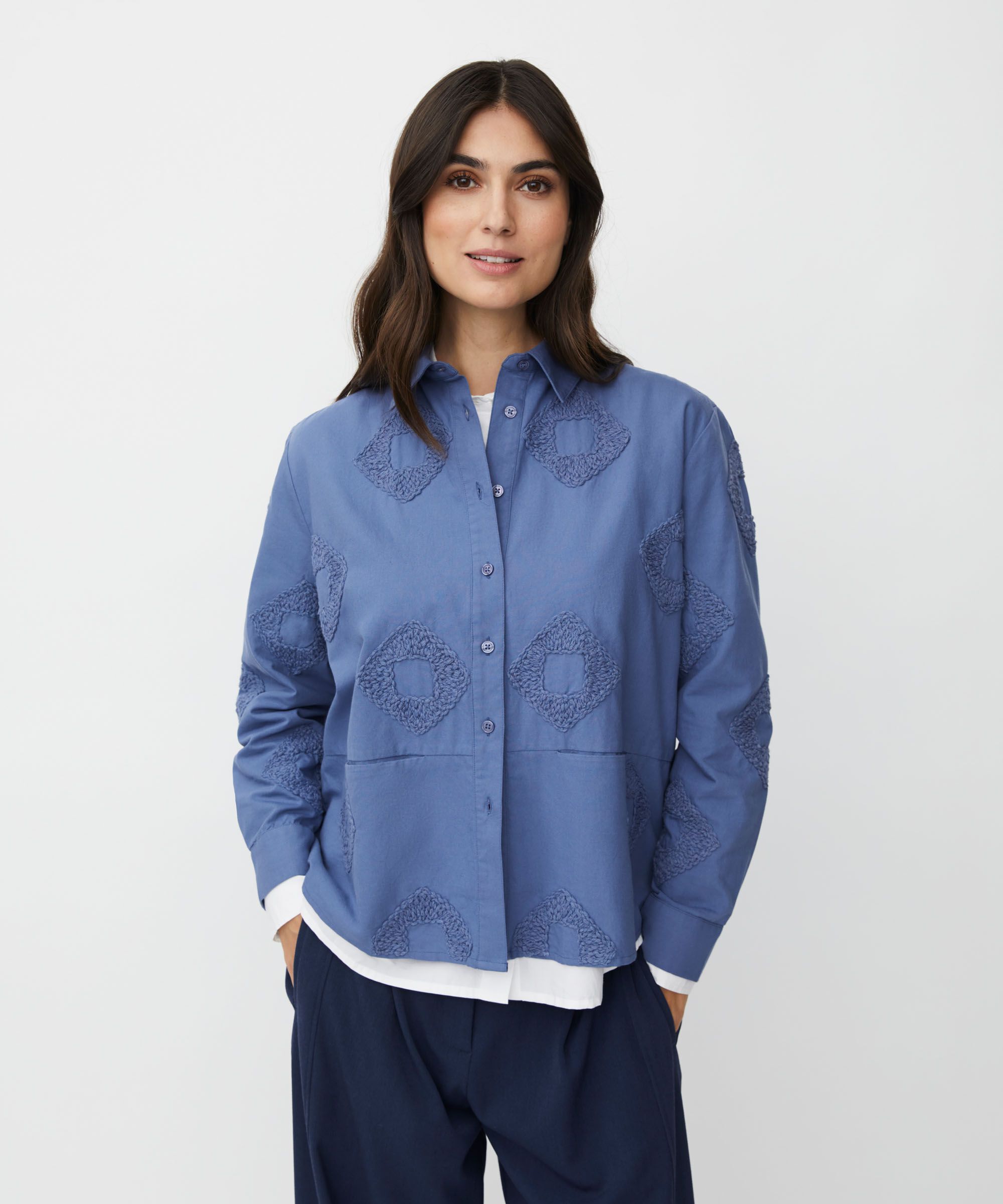 Inanne Shirt, Bijou Blue