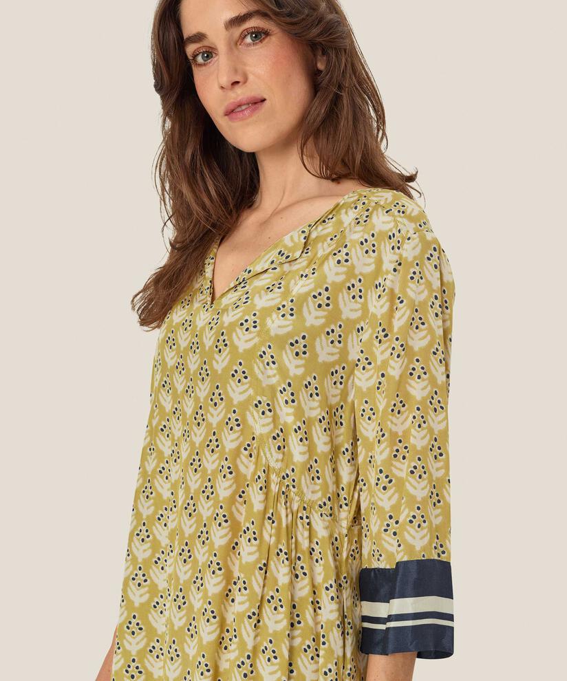 Norberta Dress, Burnish Gold