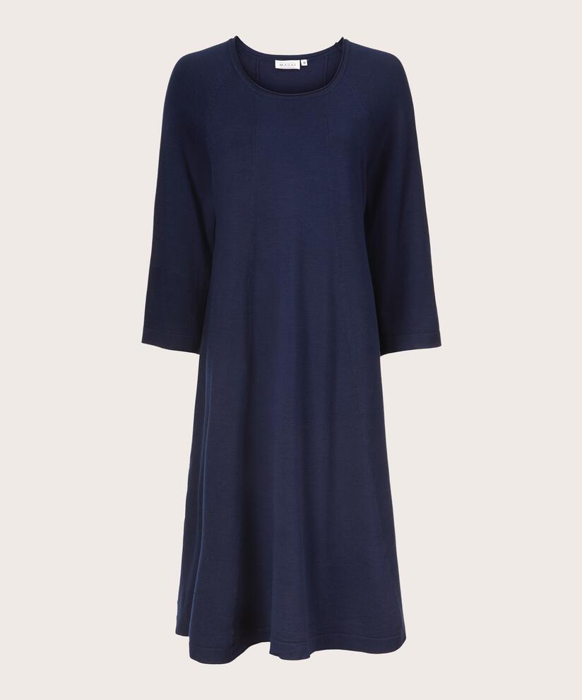 Nura Dress, Navy Blazer