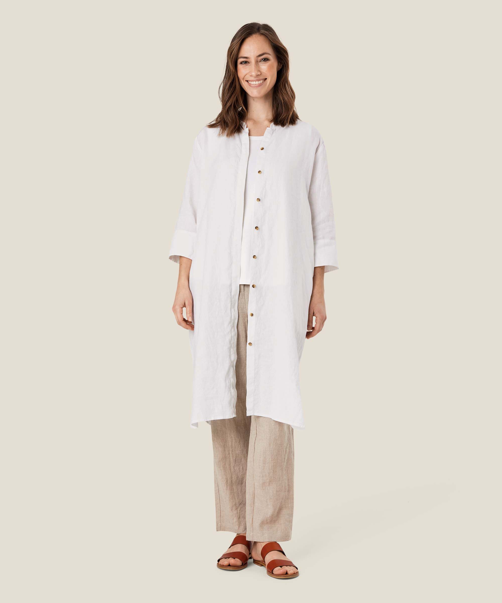 Nimes Dress, White