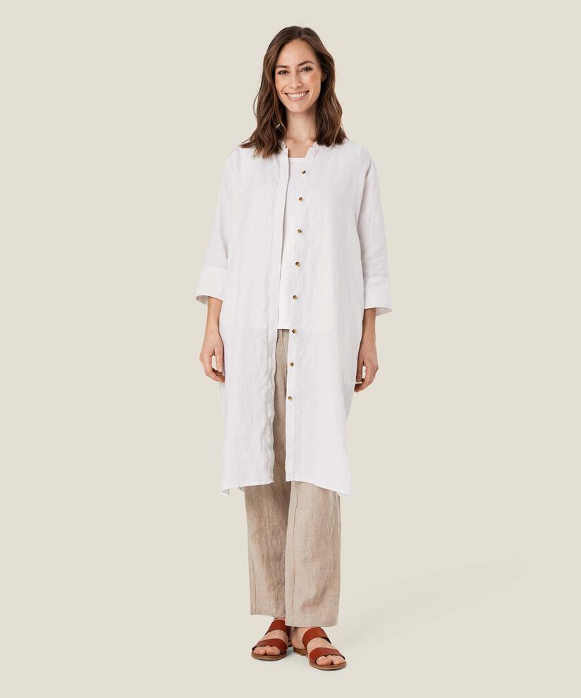 Nimes Dress, White