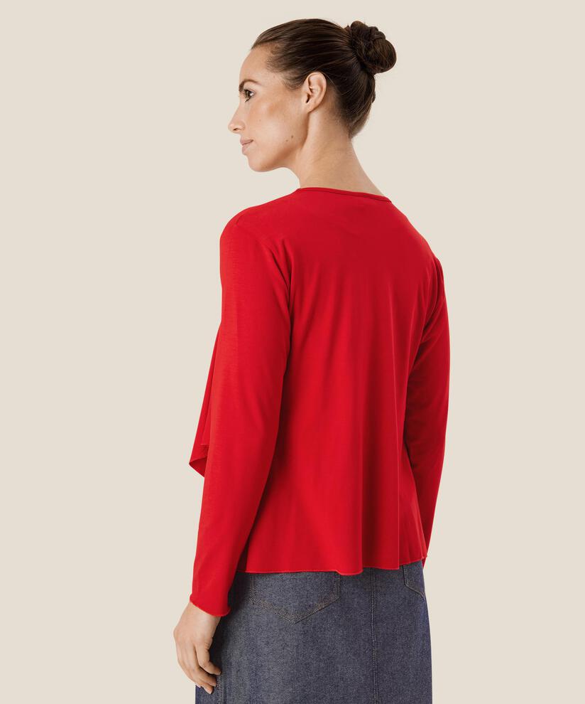 Itally JERSEY Cardigan, Goji Berry