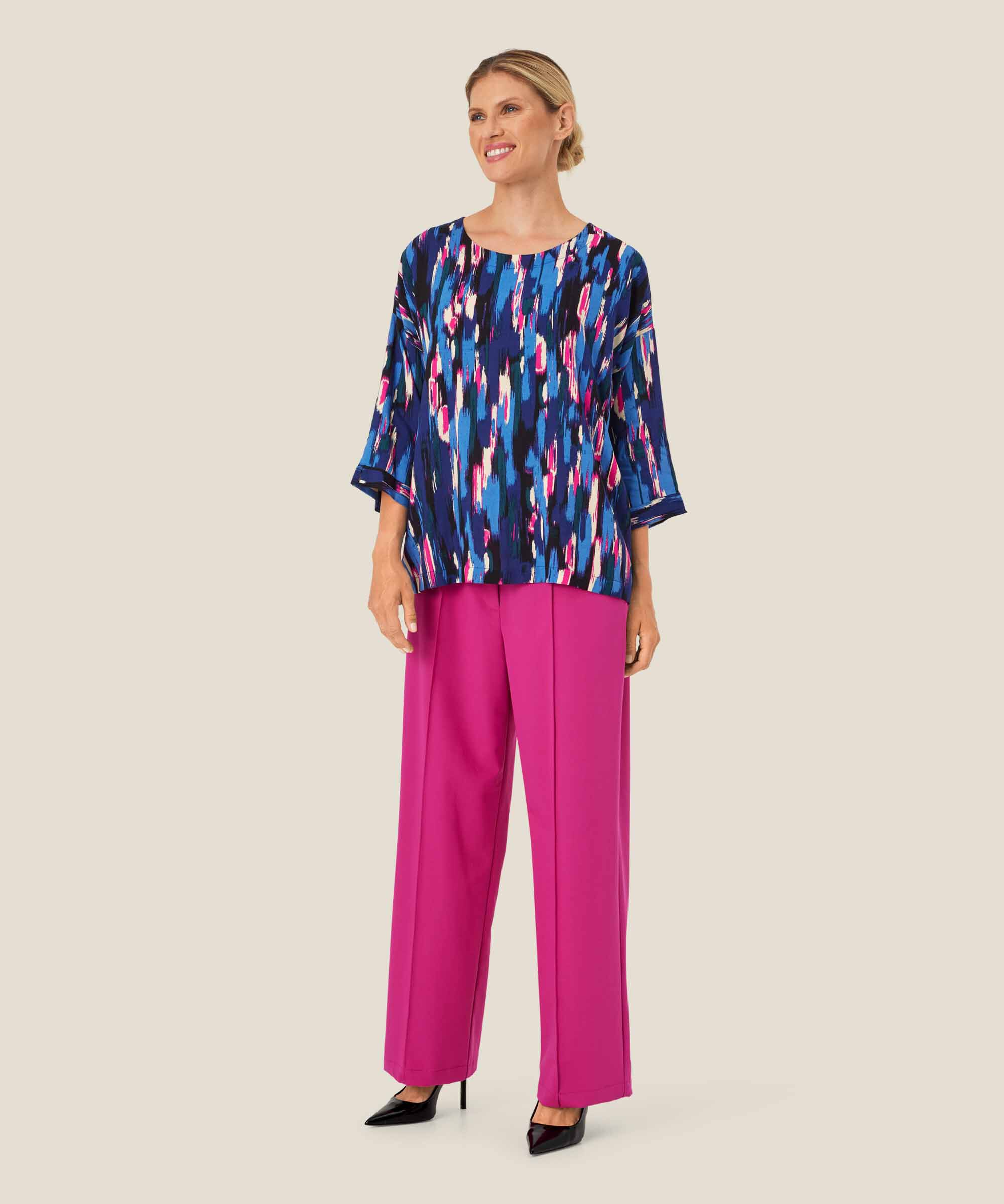 Becca Blouse, Federal Blue