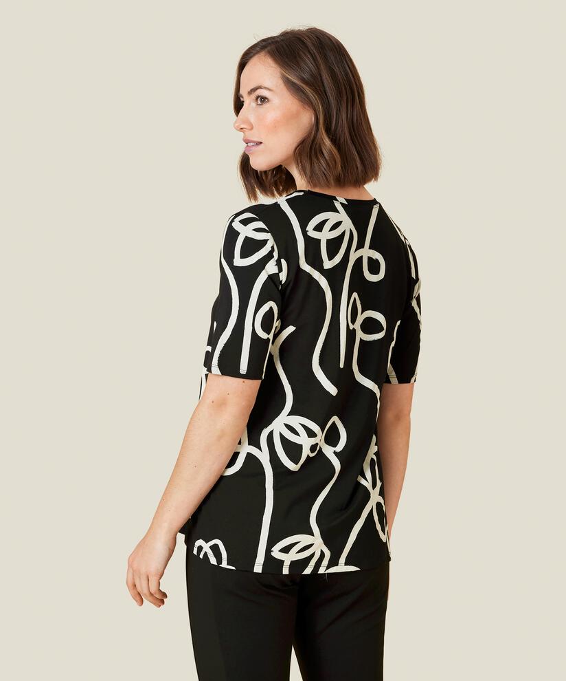 BUTTA JERSEY TOP, Black